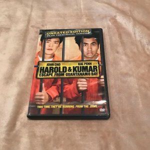 Harold & Kumar "Escape from Guantanamo Bay" DVD 📀 🤣